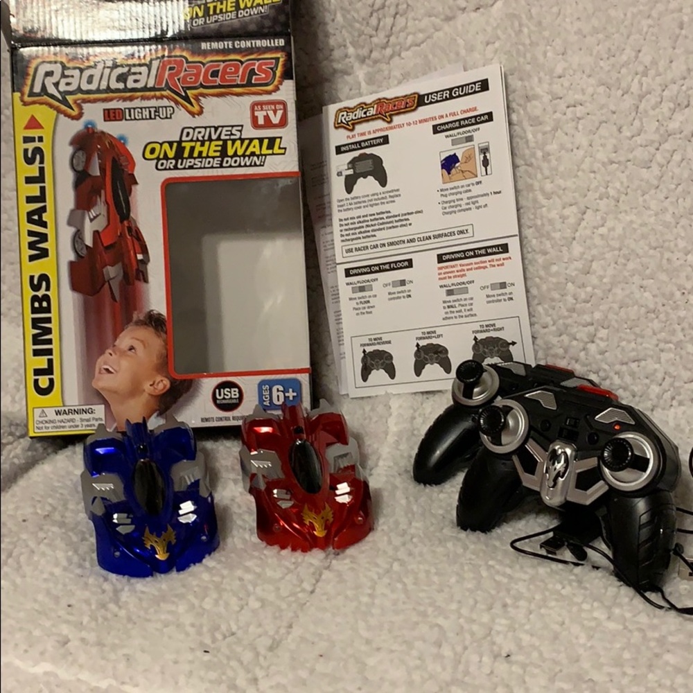 Set of Two Radical Racer Remote Control Cars